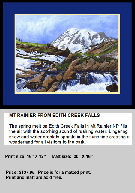 Mt Rainier from Edith Creek